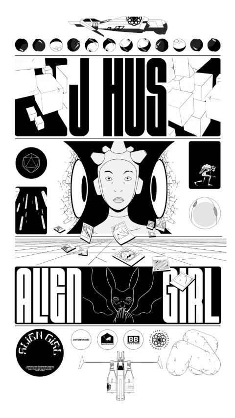 Poster "J Hus - Alien Girl" directed by Picnic Studio