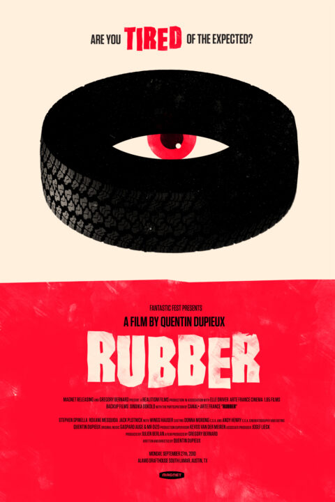 Poster "Rubber" directed by Quentin Dupieux