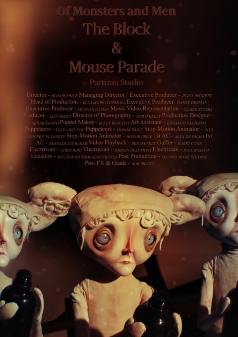Poster "The Block and Mouse Parade" directed by Honor Price